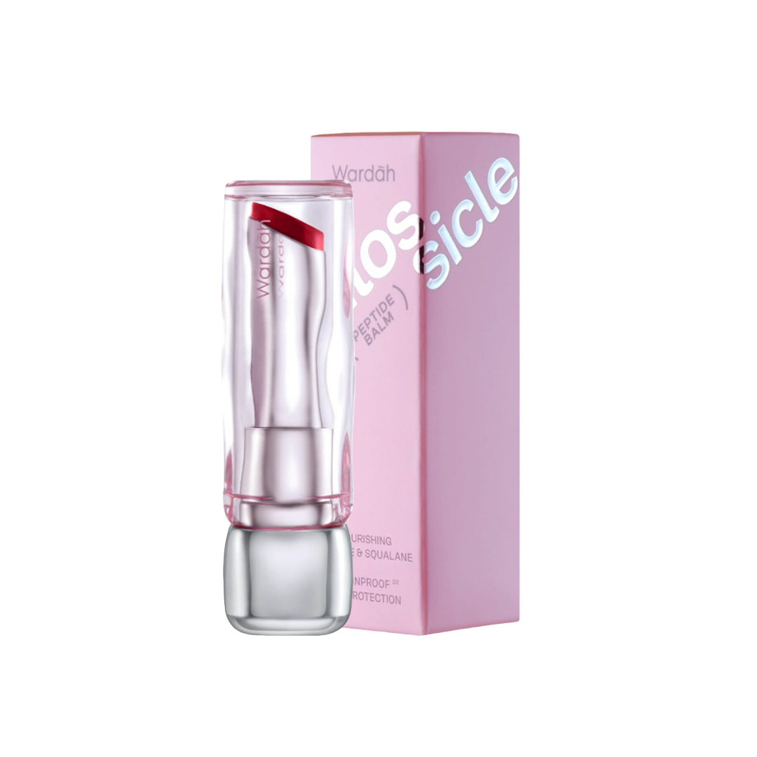 Wardah Glossicle Peptide Balm with UV Filter